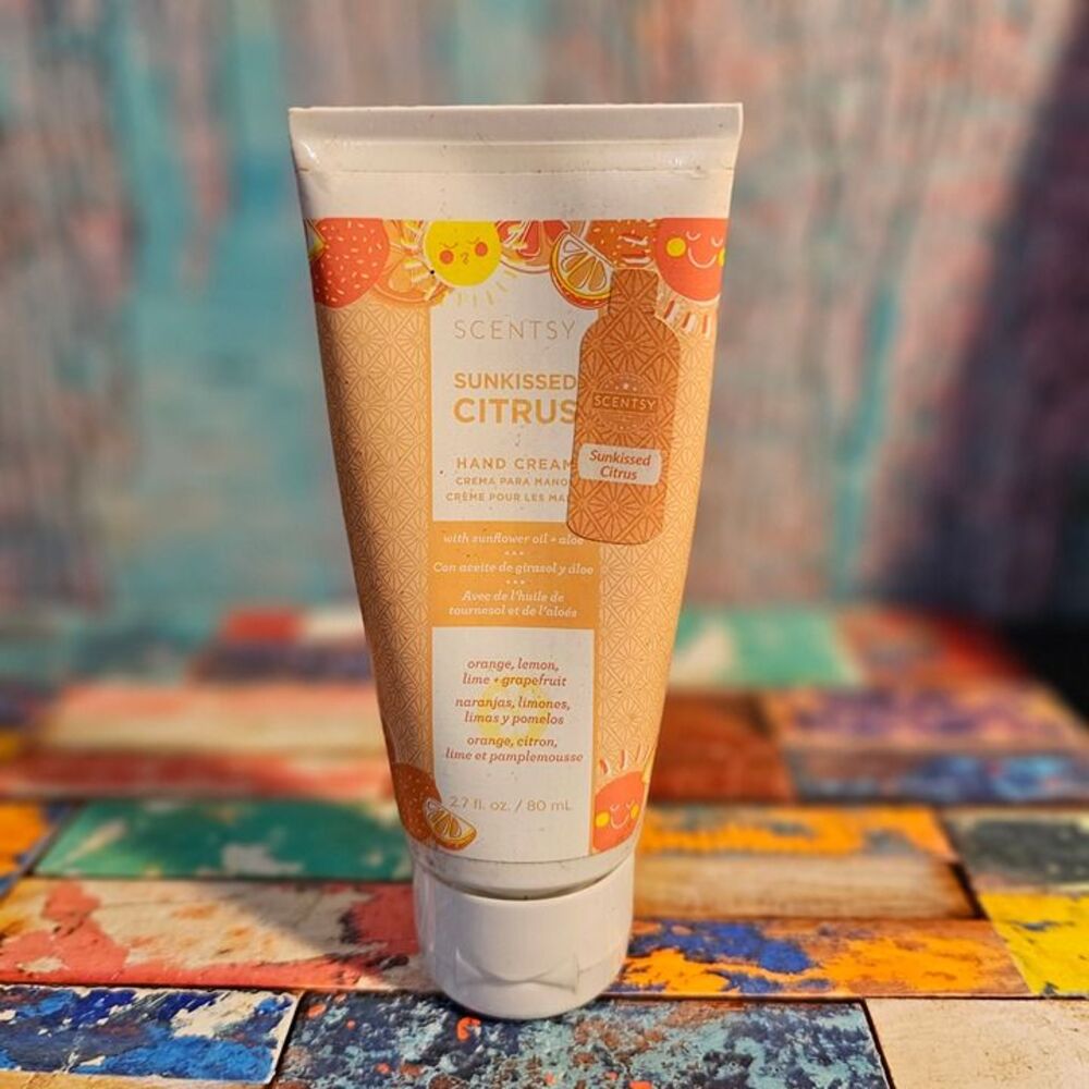 Sunkissed Citrus Hand Cream – Bright Orange, Lemon, Lime & Grapefruit Blend – NE